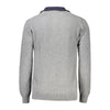 North Sails Gray Wool Men Sweater North Sails