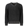 Hugo Boss Black Wool Men Sweater Hugo Boss