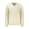 Hugo Boss Beige Wool Men Sweater Hugo Boss