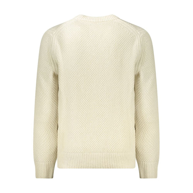 Hugo Boss Beige Wool Men Sweater Hugo Boss