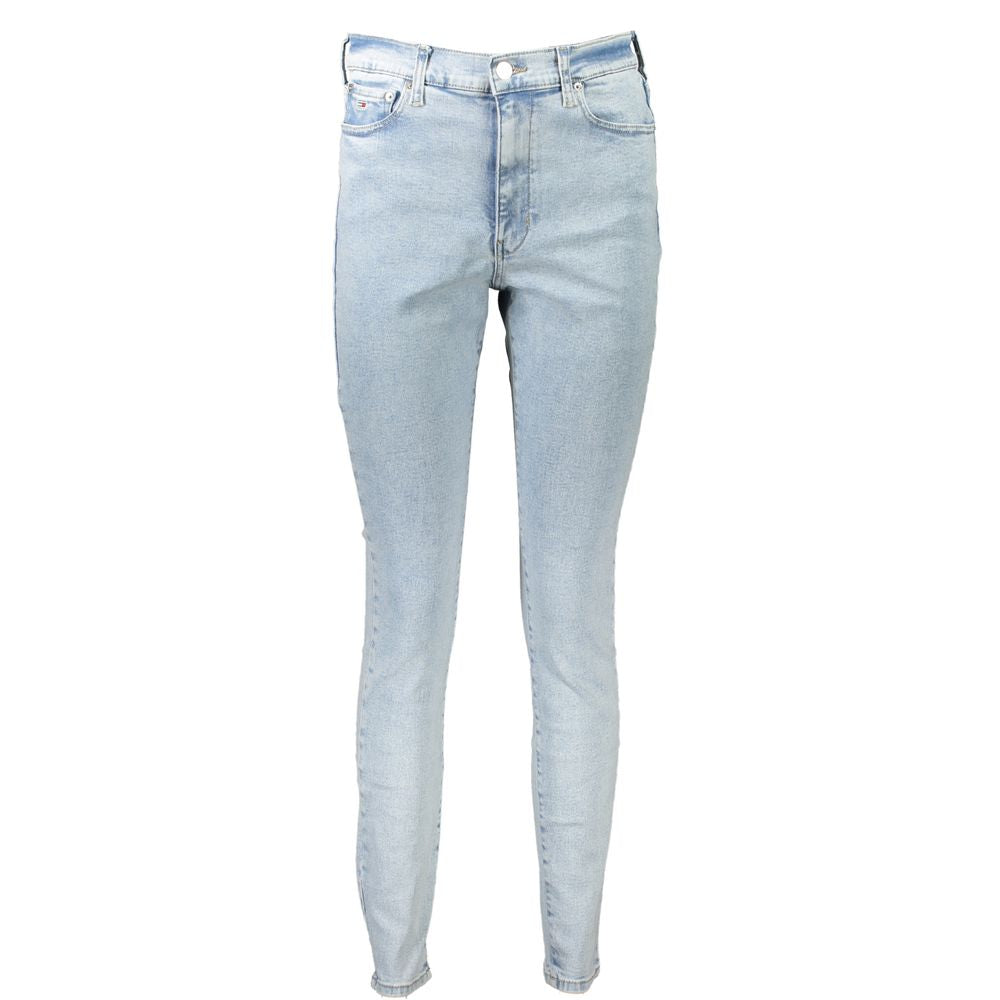 Tommy Hilfiger Blue Cotton Women's Skinny Jean Tommy Hilfiger