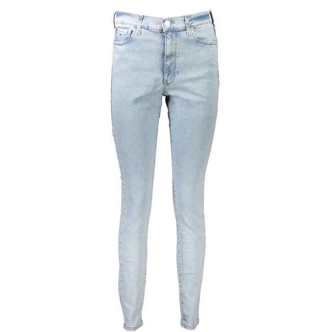 Tommy Hilfiger Blue Cotton Women's Skinny Jean Tommy Hilfiger