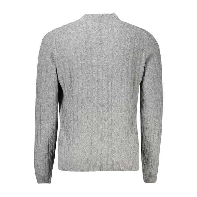 North Sails Gray Wool Men Sweater North Sails