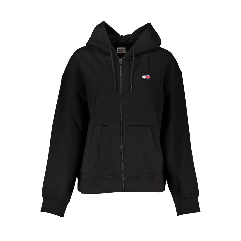 Tommy Hilfiger Black Cotton Women Sweater Tommy Hilfiger