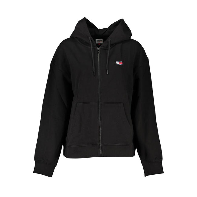 Tommy Hilfiger Black Cotton Women Sweater Tommy Hilfiger
