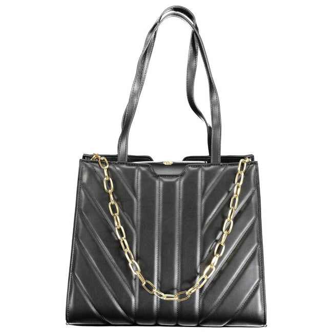 Mario Valentino Black Polyethylene Handbag Mario Valentino