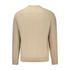 Hugo Boss Beige Cotton Men Sweater Hugo Boss