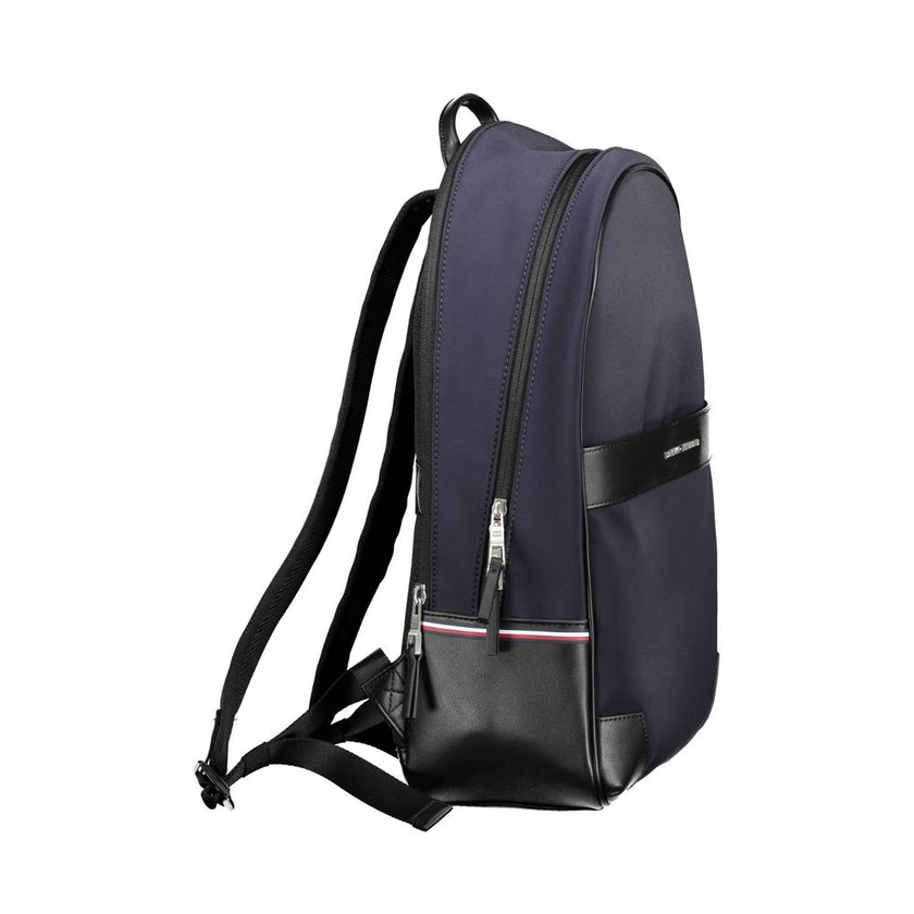 Tommy Hilfiger Blue Polyethylene Men Backpack Tommy Hilfiger
