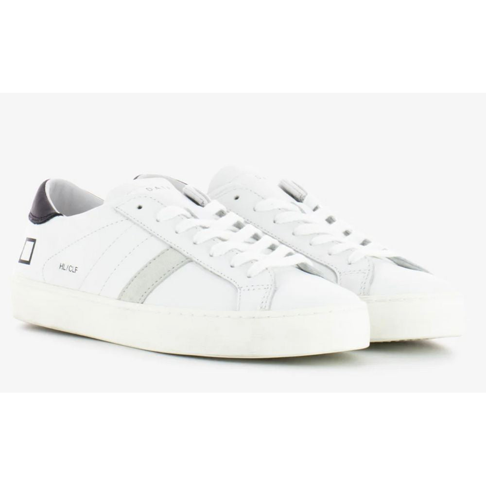 D.A.T.E White Leather Sneaker D.A.T.E