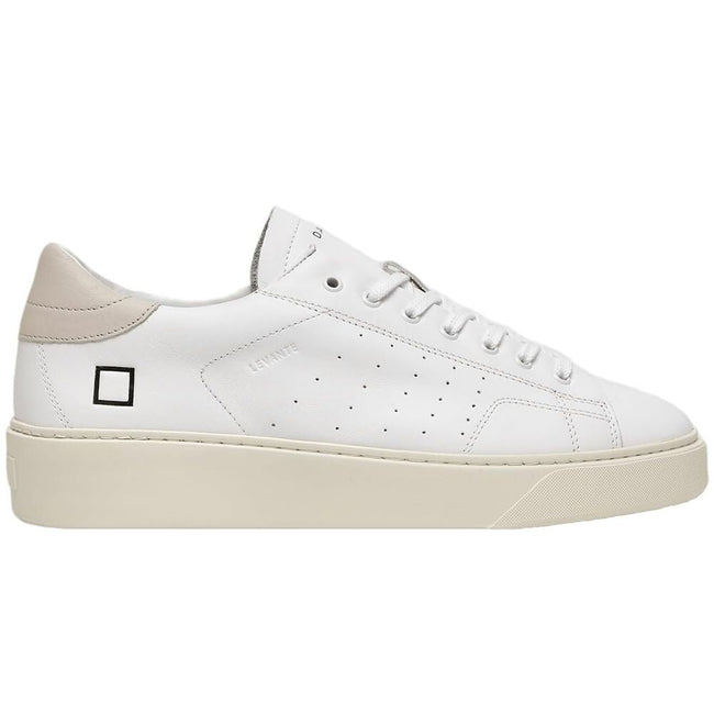 D.A.T.E White Leather Sneaker D.A.T.E