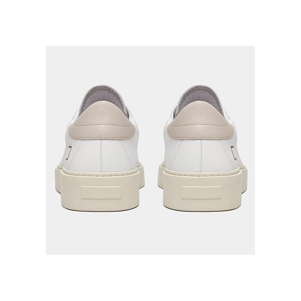 D.A.T.E White Leather Sneaker D.A.T.E