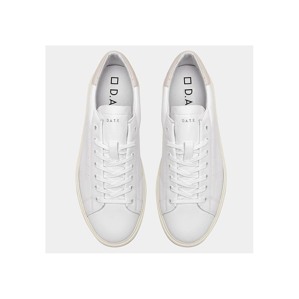 D.A.T.E White Leather Sneaker D.A.T.E