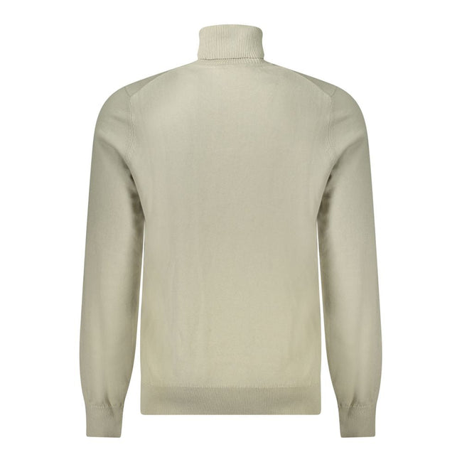 Hugo Boss Beige Cotton Men Sweater Hugo Boss