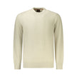 Hugo Boss Beige Cotton Men Sweater Hugo Boss