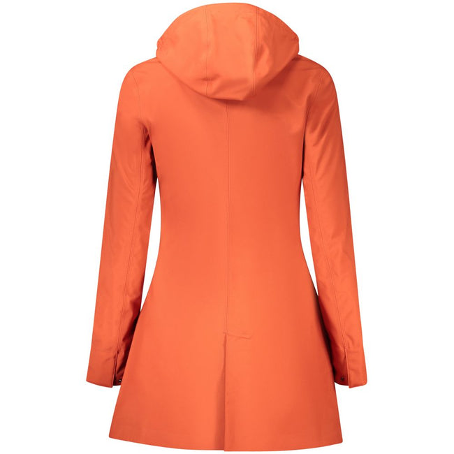 K-WAY Red Polyester Women Coat K-WAY