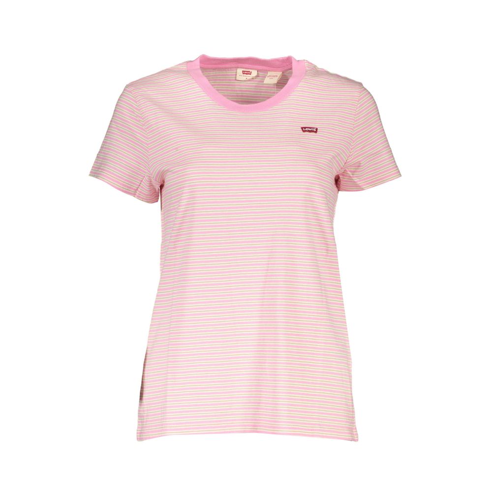 Levi's Pink Cotton Women T-Shirt Levi's