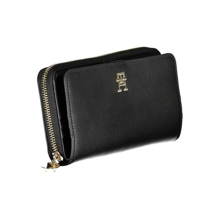 Tommy Hilfiger Black Polyethylene Women Wallet Tommy Hilfiger