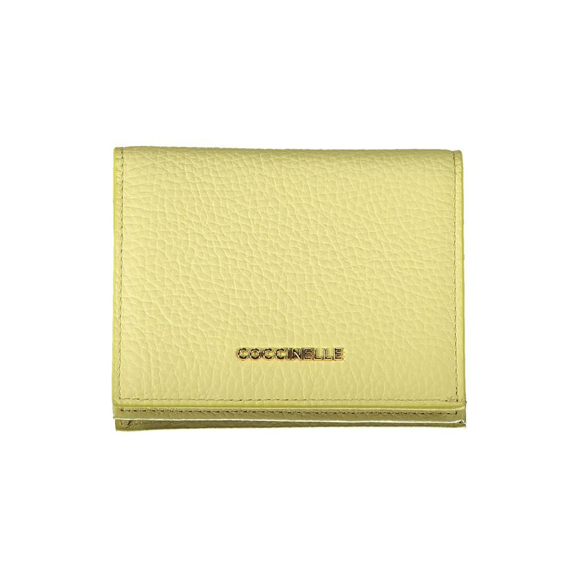 Coccinelle Giallo Leather Women Wallet Coccinelle