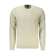 Hugo Boss Beige Cotton Men Sweater Hugo Boss