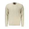Hugo Boss Beige Cotton Men Sweater Hugo Boss