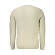 Hugo Boss Beige Cotton Men Sweater Hugo Boss