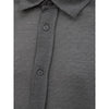 Canali Gray Cotton Shirt Canali