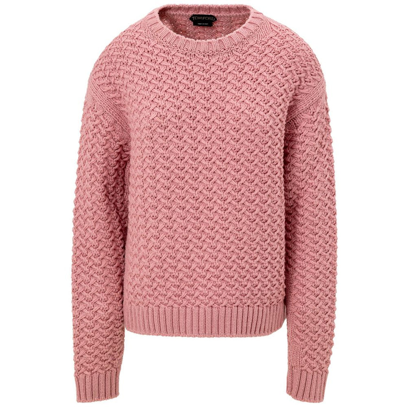Tom Ford Pink Wool Sweatshirt Tom Ford