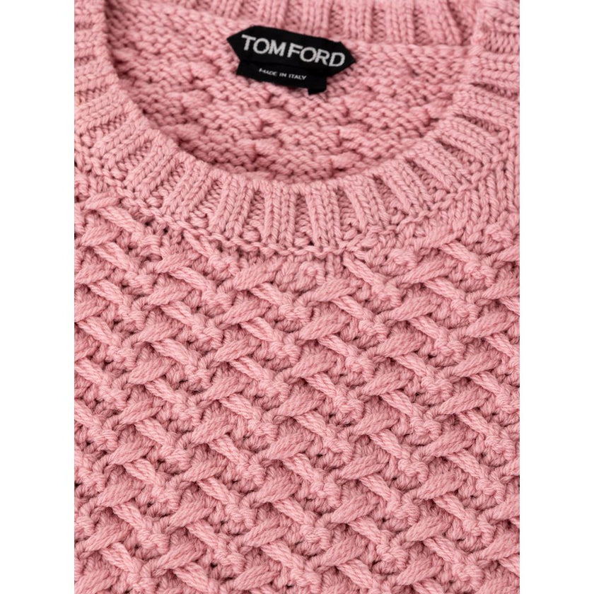 Tom Ford Pink Wool Sweatshirt Tom Ford