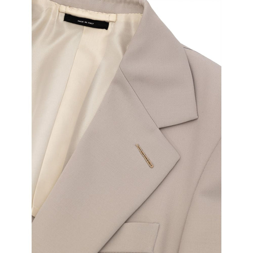 Tom Ford Beige Wool Blazer Tom Ford