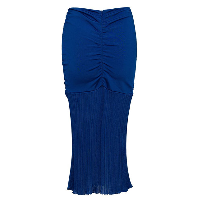 Tom Ford Blue Viscose Midi Tom Ford