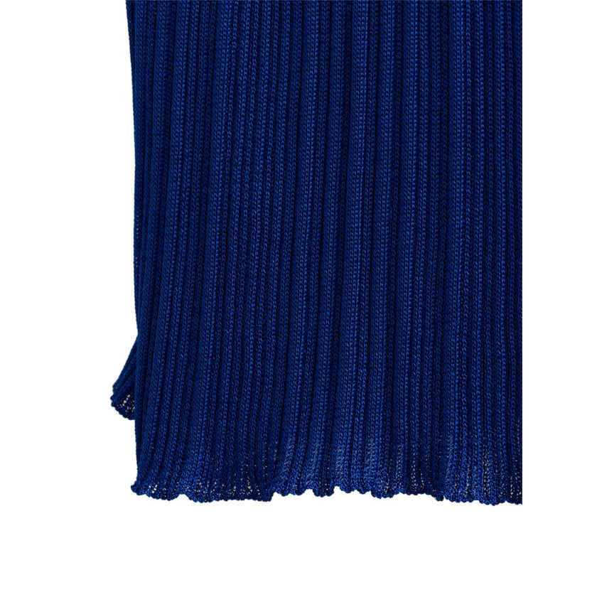 Tom Ford Blue Viscose Midi Skirt Tom Ford