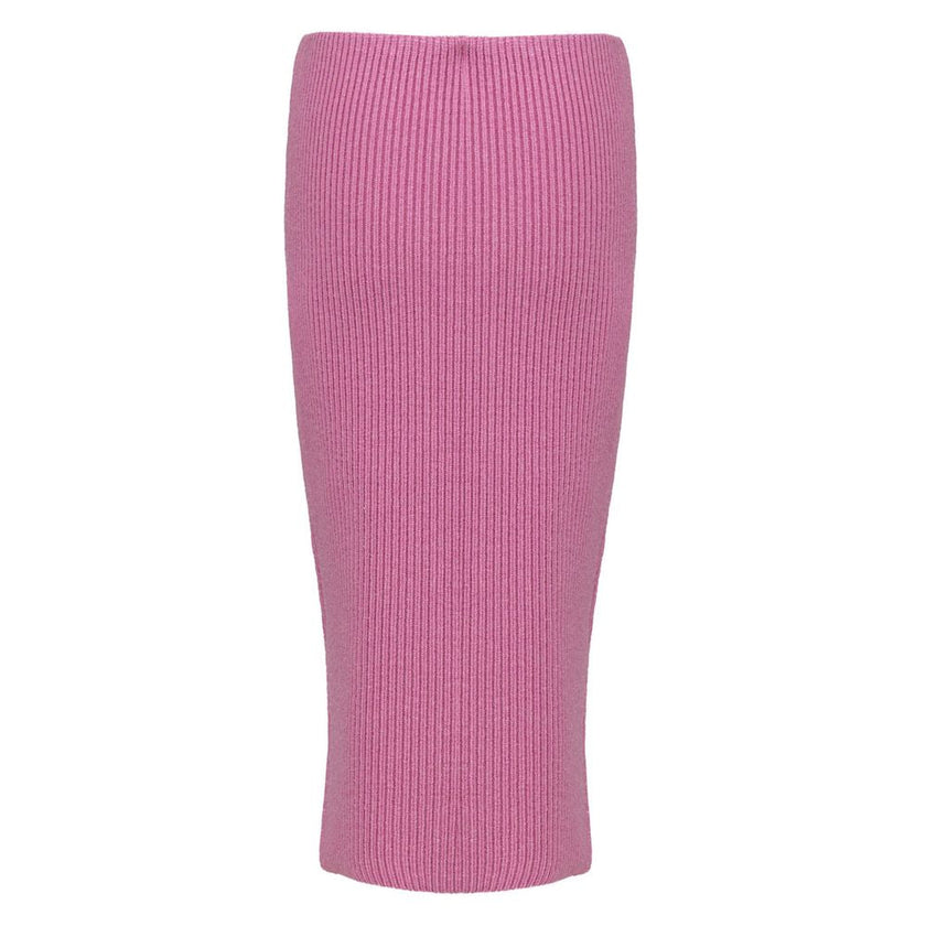 Tom Ford Pink Wool Midi Skirt Tom Ford