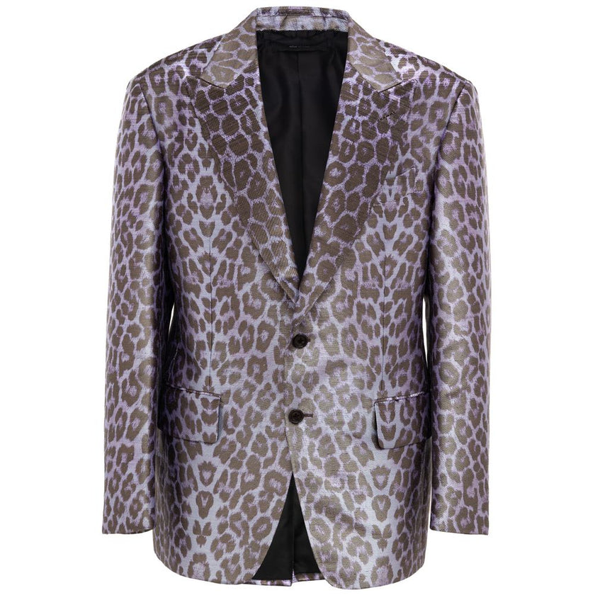 Tom Ford Purple Viscose Blazer Tom Ford