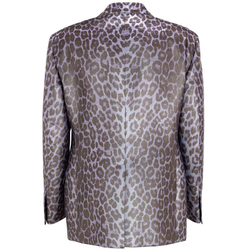 Tom Ford Purple Viscose Blazer Tom Ford