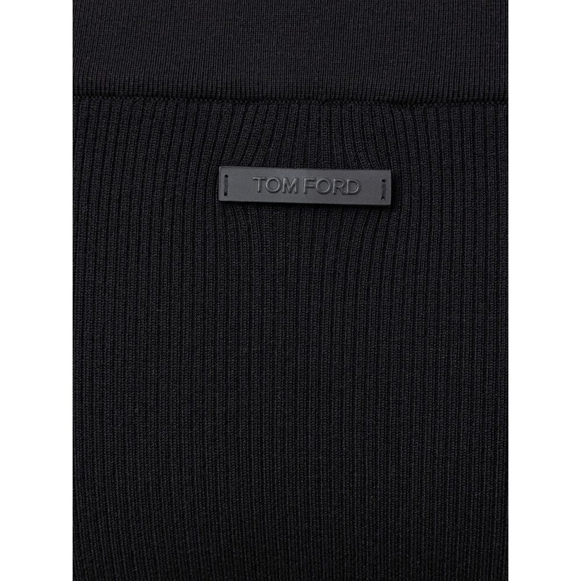 Tom Ford Black Cashmere Midi Skirt Tom Ford