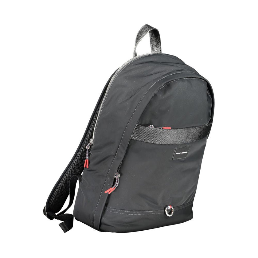 Tommy Hilfiger Black Polyester Men Backpack Tommy Hilfiger