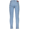 Tommy Hilfiger Light Blue Cotton Men Slim Tapered Jean Tommy Hilfiger