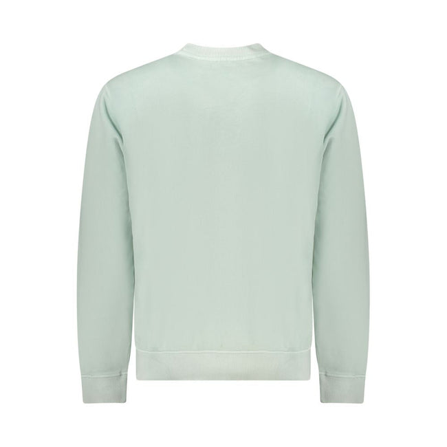 Hugo Boss Green Cotton Men Sweater Hugo Boss