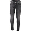 Tommy Hilfiger Black Cotton Slim Men Jeans Tommy Hilfiger