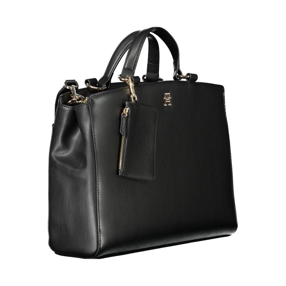 Tommy Hilfiger Black Polyethylene Women Handbag Tommy Hilfiger