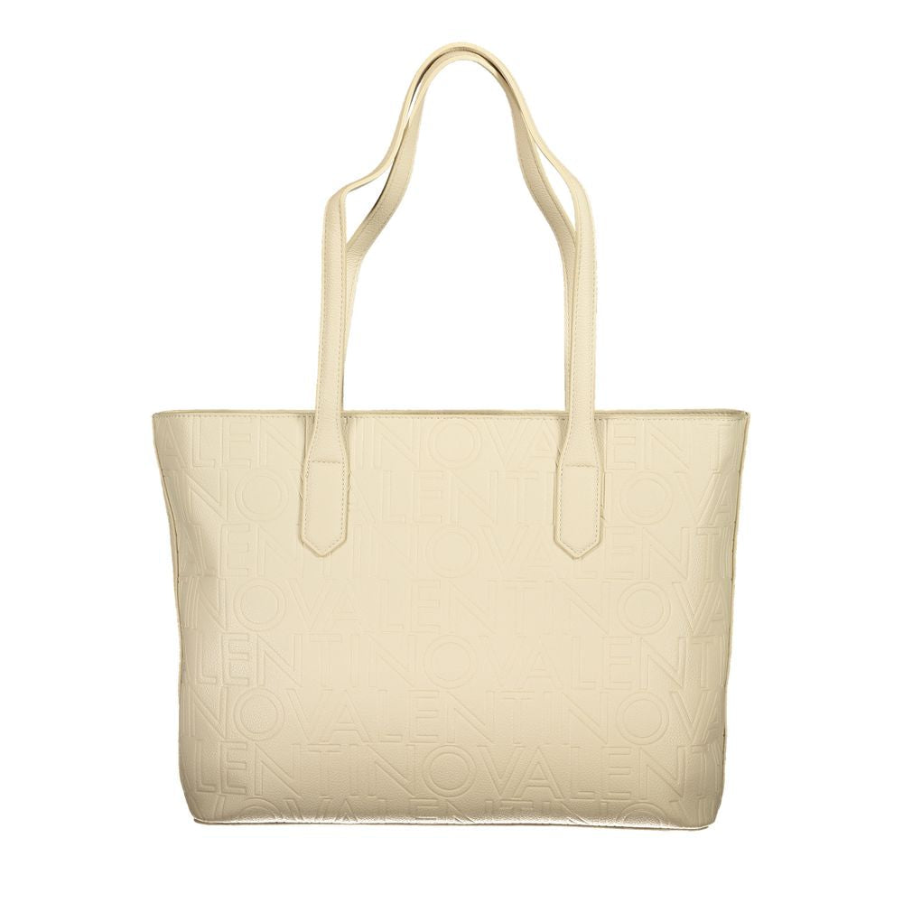 Mario Valentino Beige Polyethylene Handbag Mario Valentino