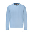 Hugo Boss Blue Cotton Men Sweater Hugo Boss