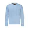 Hugo Boss Blue Cotton Men Sweater Hugo Boss