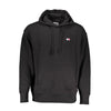 Tommy Hilfiger Black Cotton Men Sweater Hoodie Tommy Hilfiger