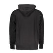 Tommy Hilfiger Black Cotton Men Sweater Hoodie Tommy Hilfiger