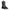 Ralph Lauren Black Leather Women Boot Ralph Lauren