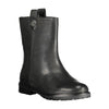Ralph Lauren Black Leather Women Boot Ralph Lauren