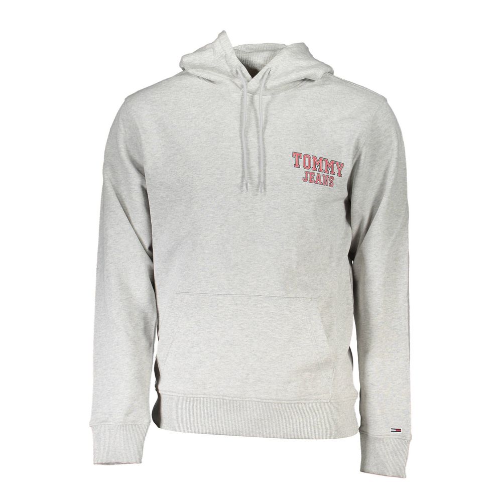 Tommy Hilfiger Gray Cotton Men Sweater Tommy Hilfiger