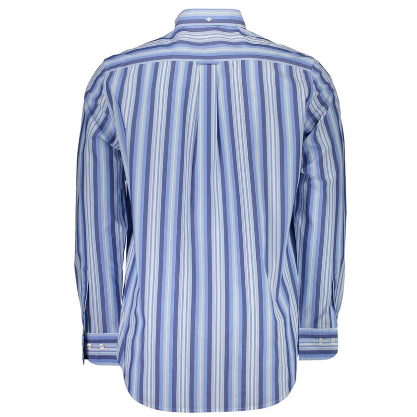 Gant Blue Cotton Men Shirt Gant
