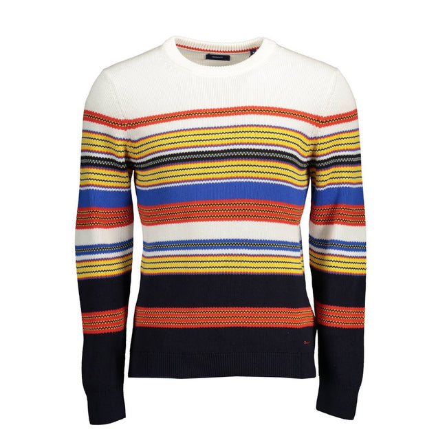 Gant Blue Cotton Men Sweater Gant
